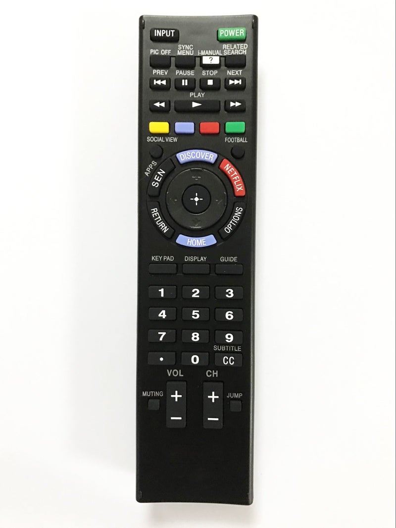 BOMAZ Replacement Remote Control or Sony XBR-70X850B XBR-65X850B KDL-40W600B KDL-32W700B HD Smart LED TV - Image 1